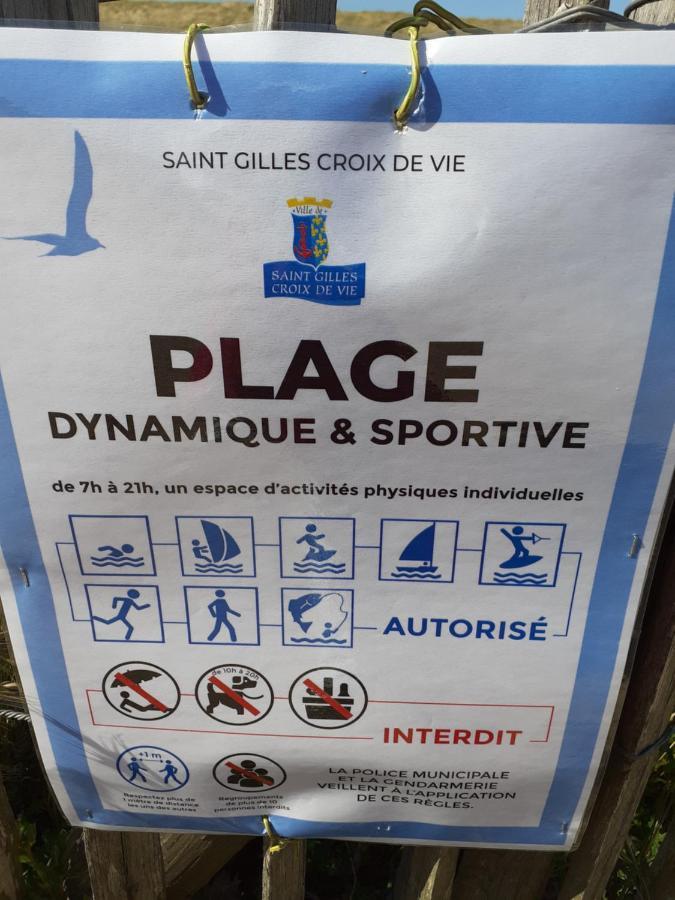 Studio Lumineux Dans La Coulee Verte A Saint Gilles Croix De Vie Eksteriør bilde